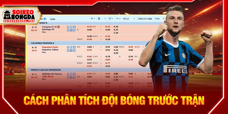 Cách phân tích đội bóng trước trận
