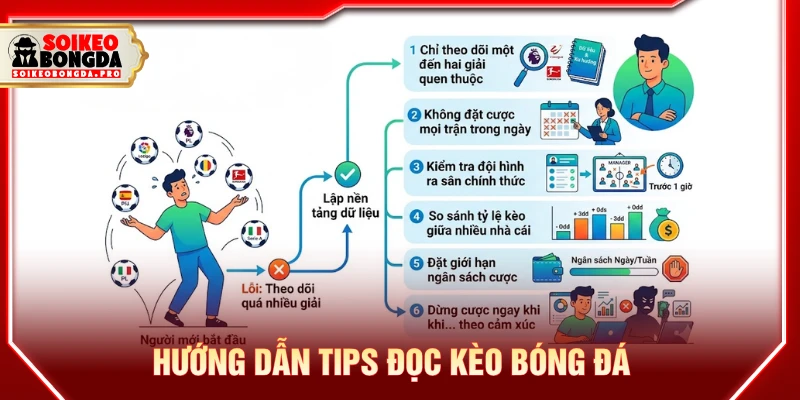 Hướng dẫn tips đọc kèo bóng đá để chơi có kiểm soát