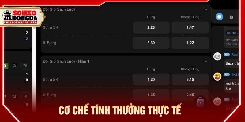 Kèo giữ sạch lưới tính điểm như thế nào