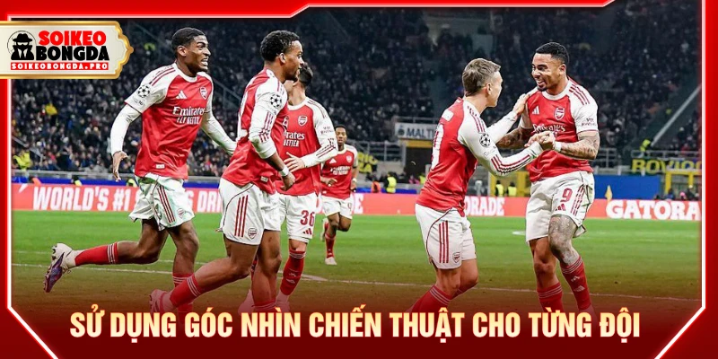 Sử dụng góc nhìn chiến thuật cho từng đội để dự đoán kịch bản trận đấu
