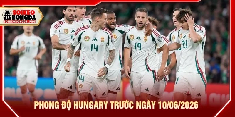Phong độ Hungary trước ngày 10/06/2026 Phong độ Hungary trước ngày 10/06/2026